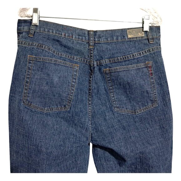 Y2K KIKIT Jeans Womens Size 14 Boot Cut Stretch Blue Denim Maurice Sasson - Picture 6 of 10